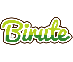 Birute golfing logo