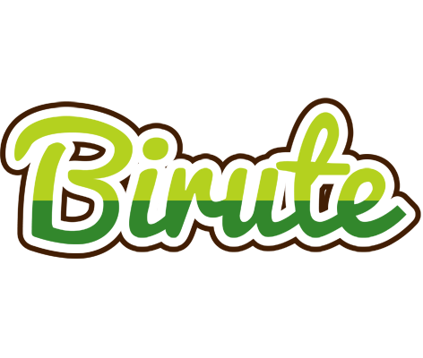 Birute golfing logo