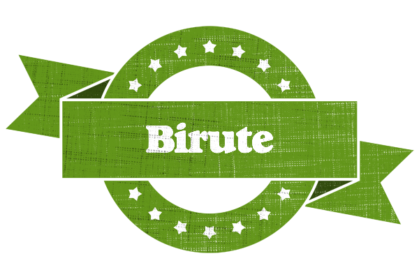 Birute natural logo