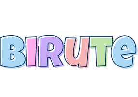 Birute pastel logo