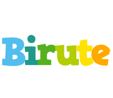 Birute rainbows logo