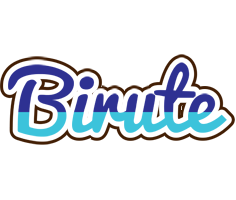 Birute raining logo