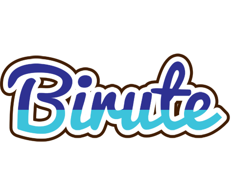 Birute raining logo