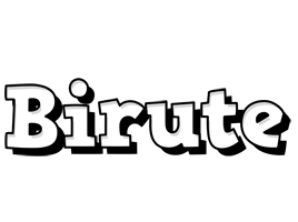 Birute snowing logo