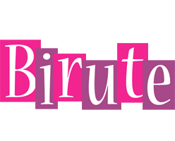 Birute whine logo