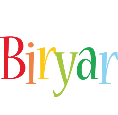 Biryar birthday logo