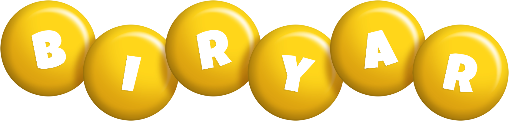 Biryar candy-yellow logo