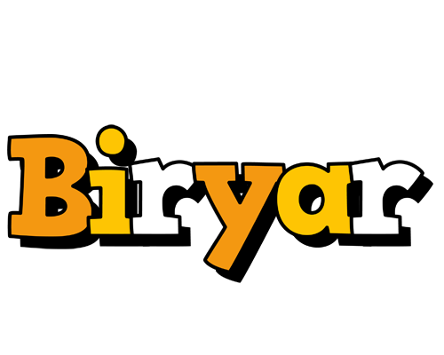 Biryar cartoon logo