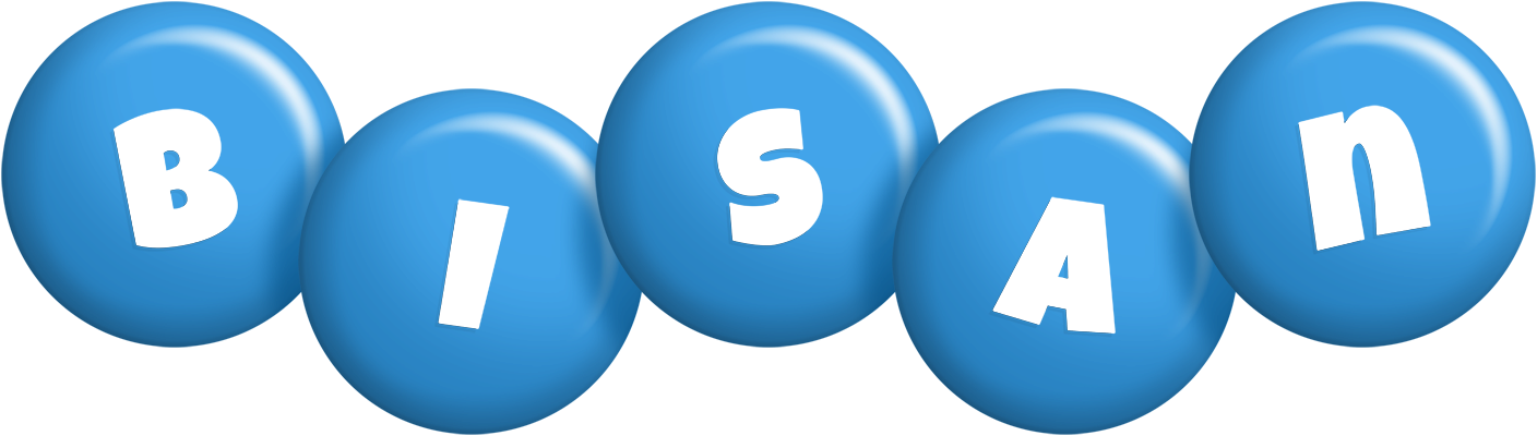 Bisan candy-blue logo