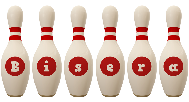 Bisera bowling-pin logo