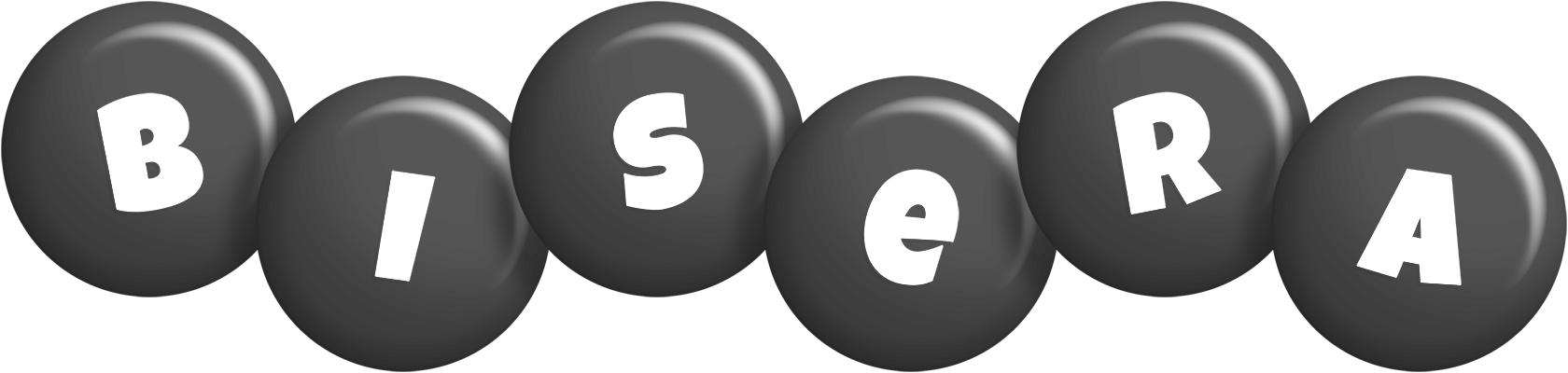 Bisera candy-black logo
