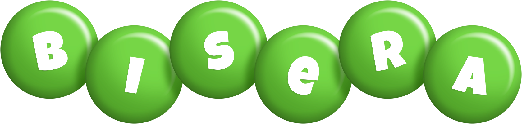 Bisera candy-green logo
