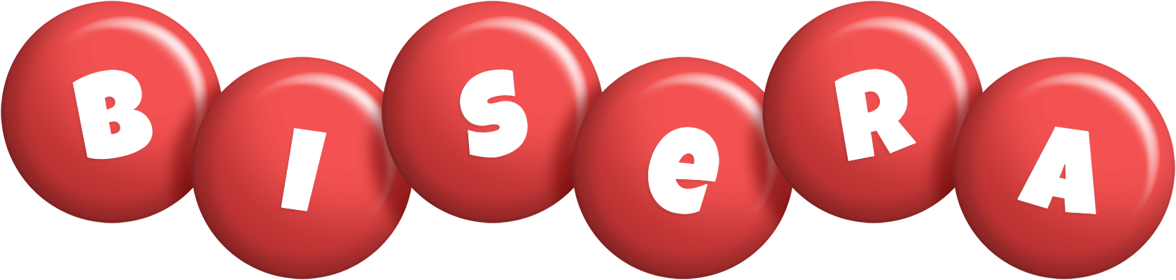Bisera candy-red logo