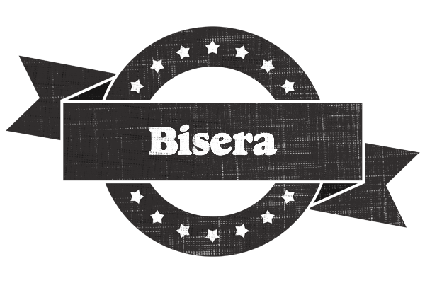 Bisera grunge logo