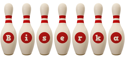 Biserka bowling-pin logo