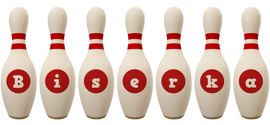 Biserka bowling-pin logo
