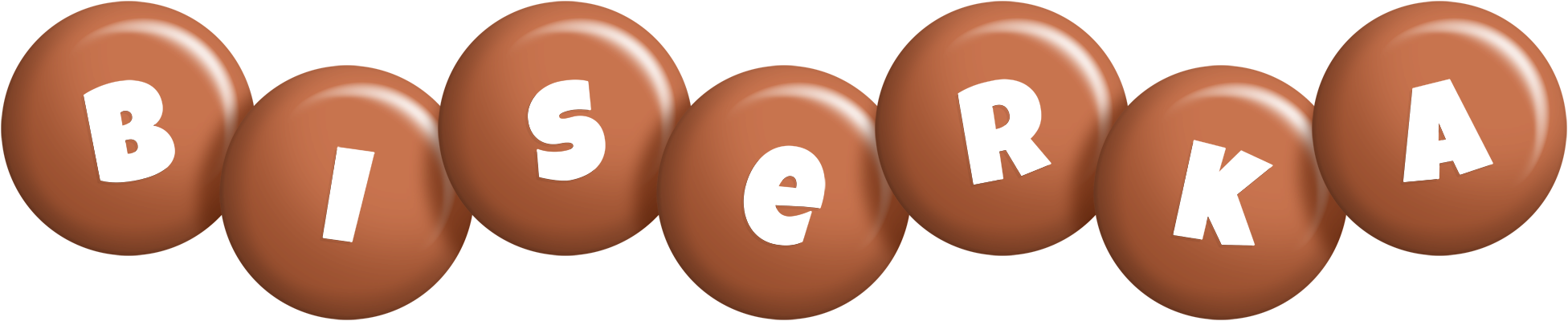 Biserka candy-brown logo