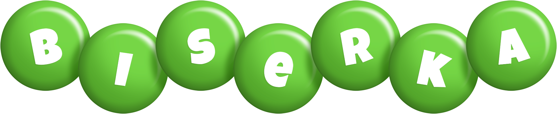 Biserka candy-green logo