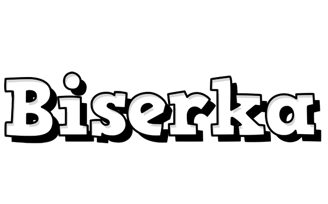 Biserka snowing logo