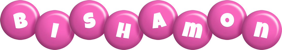 Bishamon candy-pink logo