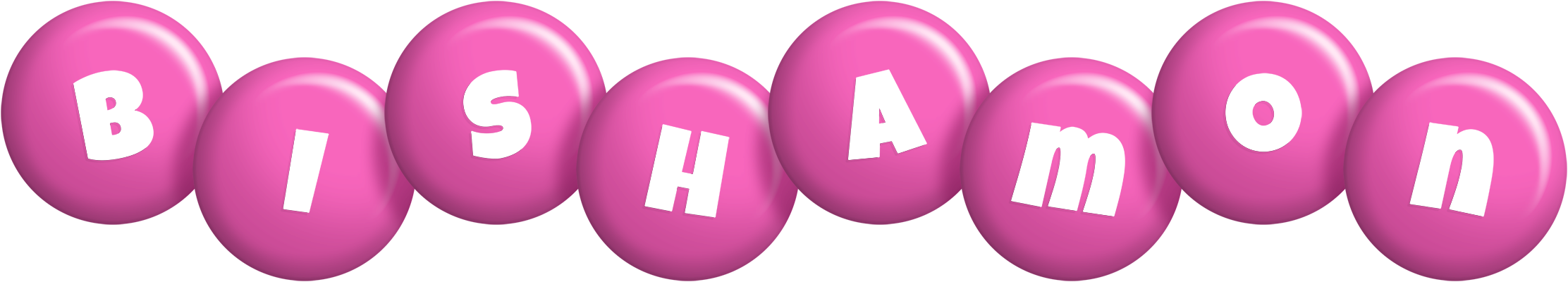 Bishamon candy-pink logo