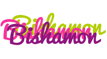 Bishamon flowers logo