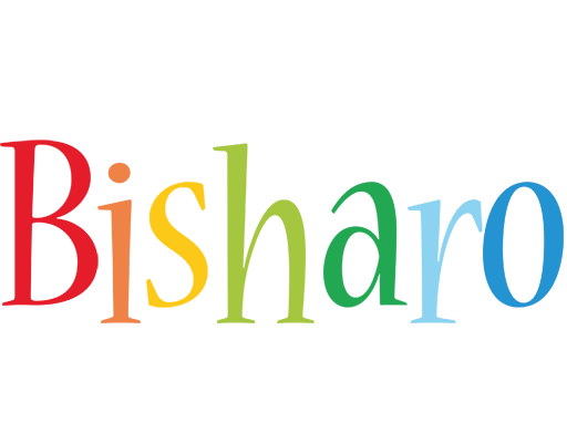 Bisharo birthday logo