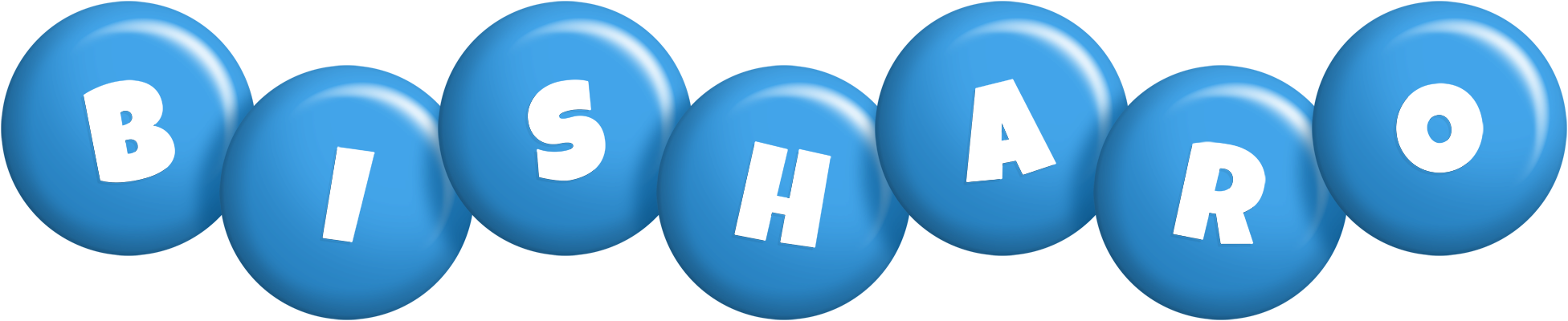 Bisharo candy-blue logo