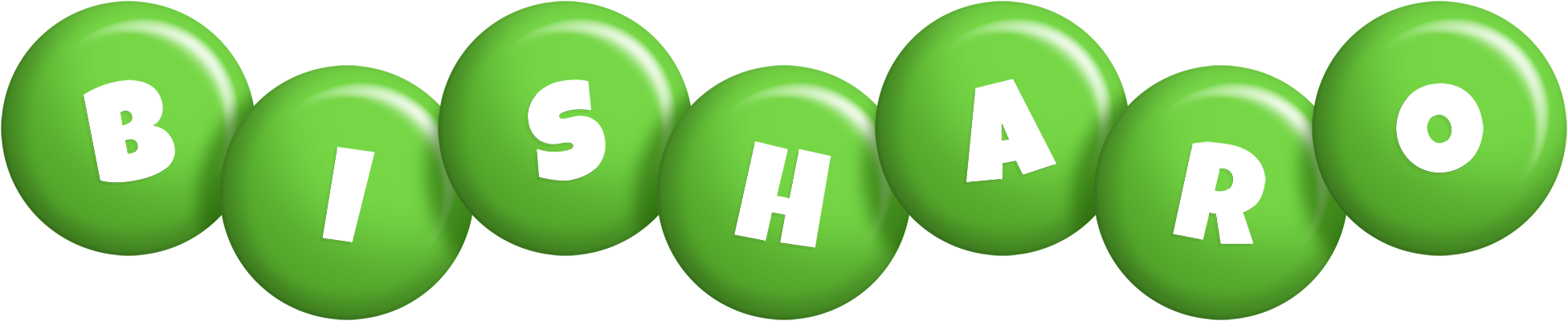 Bisharo candy-green logo