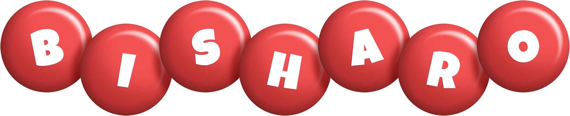 Bisharo candy-red logo
