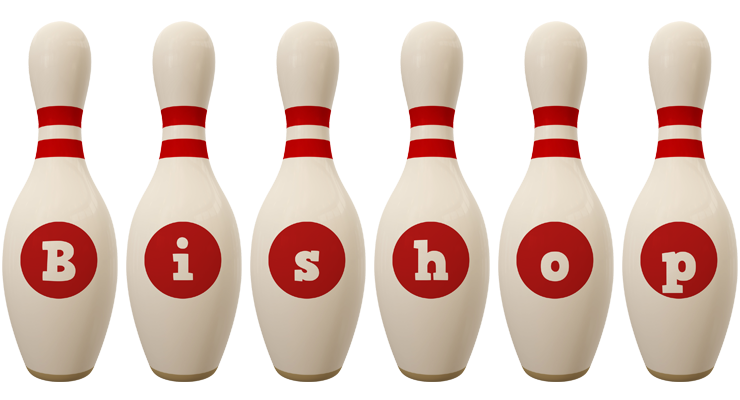 Bishop bowling-pin logo