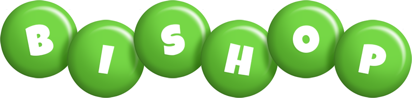 Bishop candy-green logo