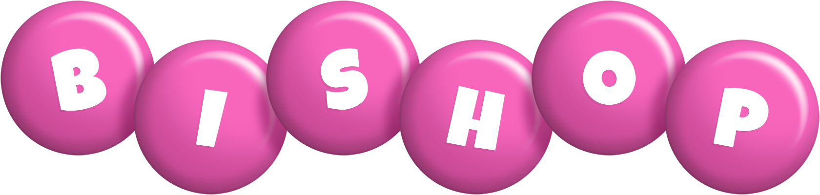 Bishop candy-pink logo