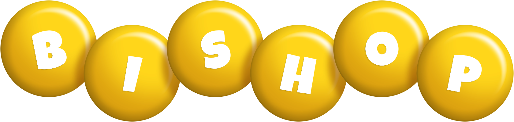 Bishop candy-yellow logo
