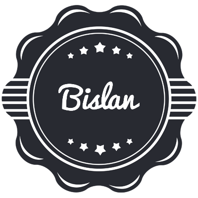 Bislan badge logo