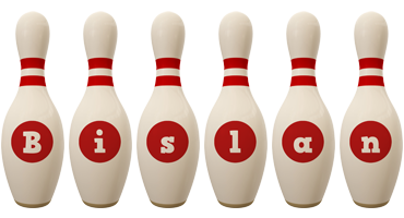 Bislan bowling-pin logo