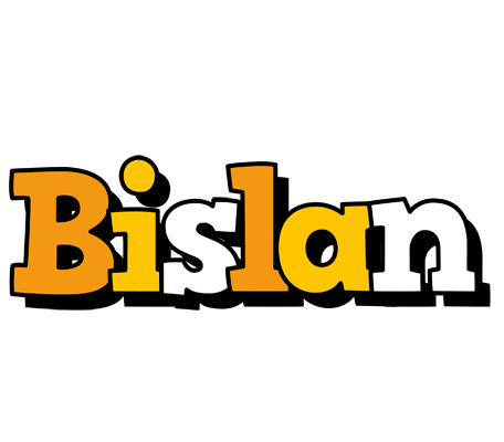 Bislan cartoon logo