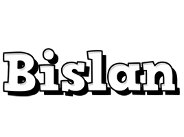 Bislan snowing logo