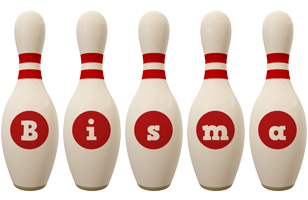 Bisma bowling-pin logo