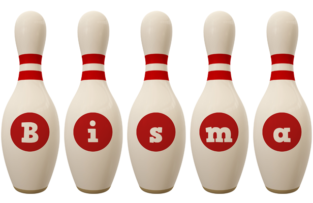 Bisma bowling-pin logo