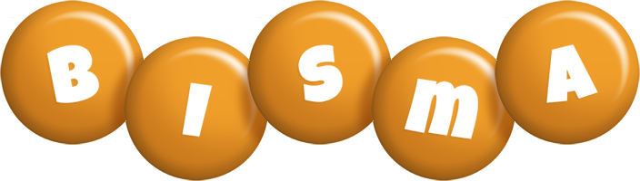 Bisma candy-orange logo
