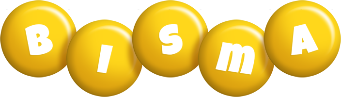 Bisma candy-yellow logo