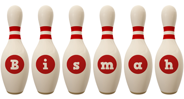 Bismah bowling-pin logo