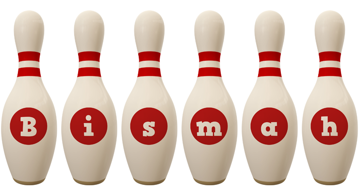 Bismah bowling-pin logo