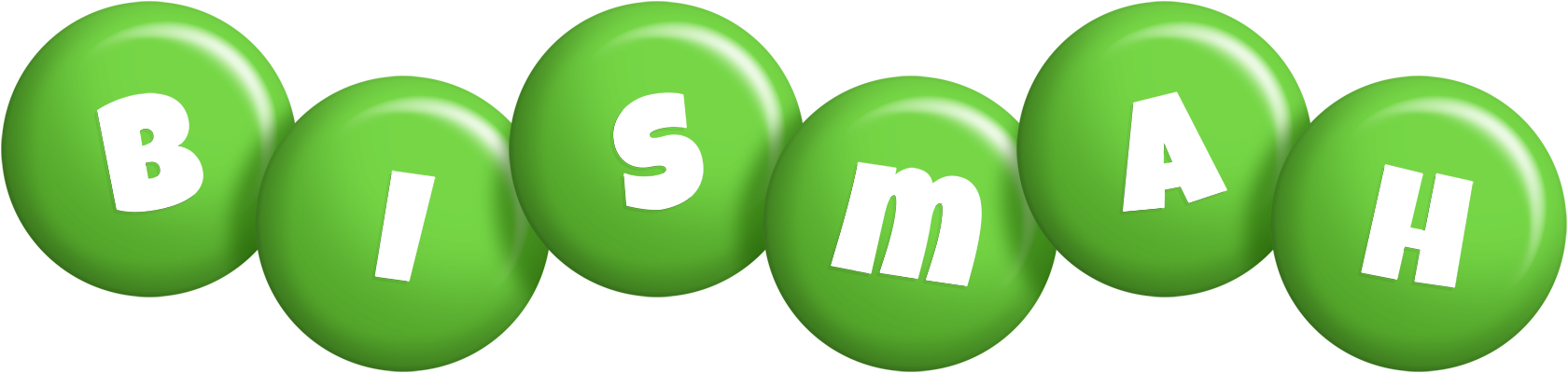 Bismah candy-green logo