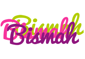 Bismah flowers logo