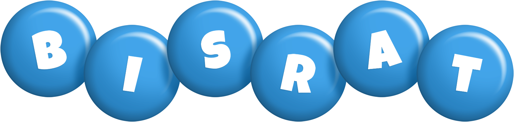 Bisrat candy-blue logo