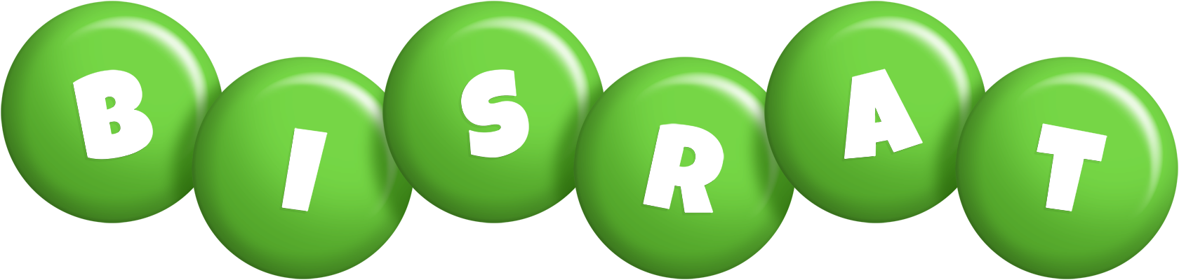 Bisrat candy-green logo