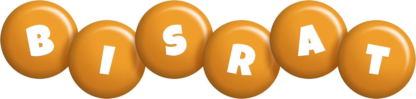 Bisrat candy-orange logo