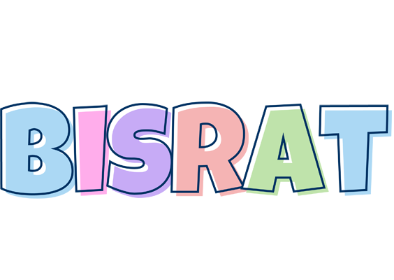 Bisrat pastel logo